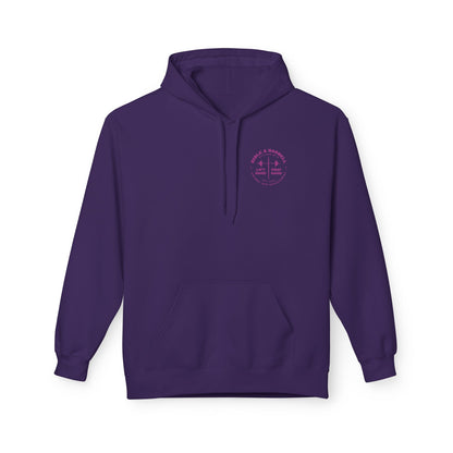 Bible & Barbell Pink Logo Hoodie