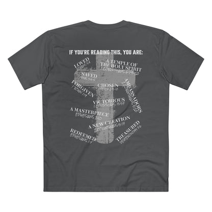 Affirmations Christian Cross Tee — Inspirational Scripture Design