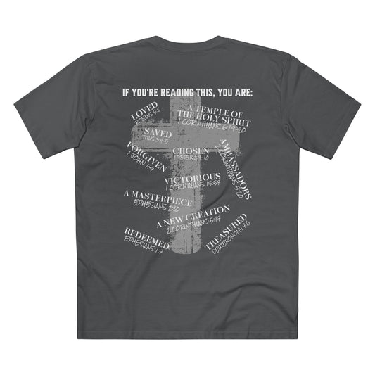Affirmations Christian Cross Tee — Inspirational Scripture Design