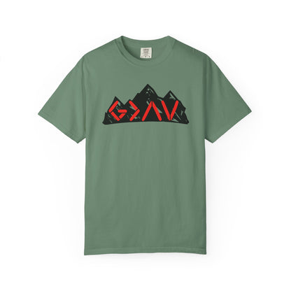 God Is Greater Than The Highs and Lows Mountain Graphic Unisex T-Shirt