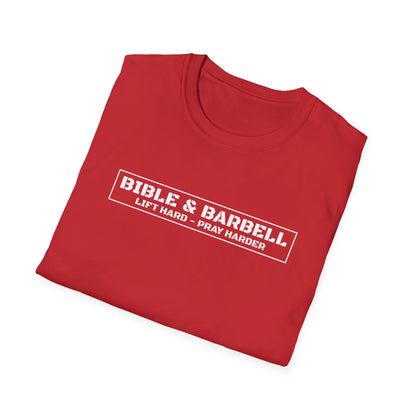Bible & Barbell Logo Unisex Softstyle T-Shirt