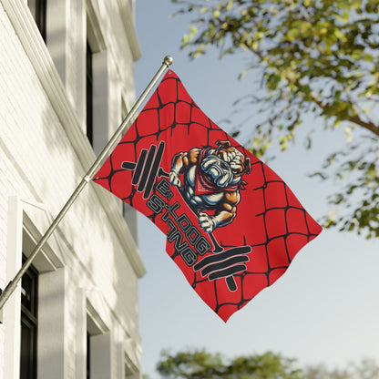 Bulldog Strong 3' x 5' Flag, Gym Decor