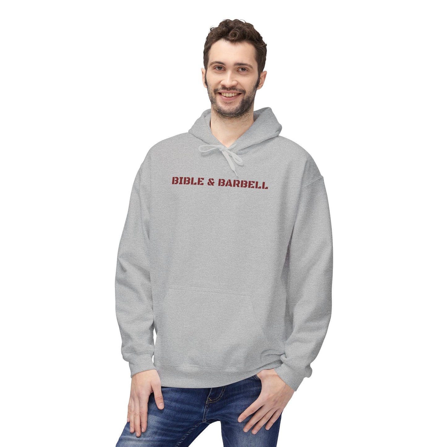 Bible & Barbell "This is how I Fight My Demons" Hoodie — Christian Gym Faith Workout Pullover