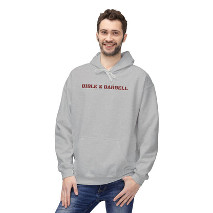 Bible & Barbell "This is how I Fight My Demons" Hoodie — Christian Gym Faith Workout Pullover