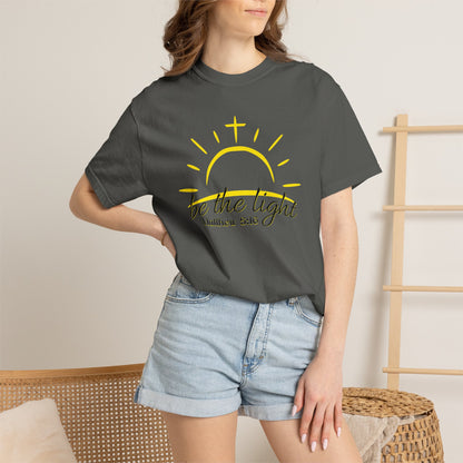 Be the Light T-Shirt — Matthew 5:16 Christian Faith Tee