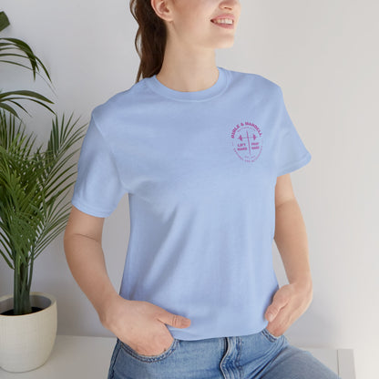 Women's Pink Circle Logo T-Shirt
