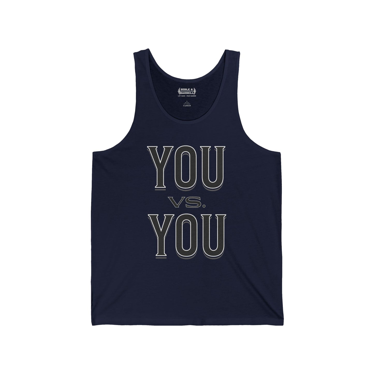 You vs. You Tank Top — Motivational Gym Tank for Self-Improvement