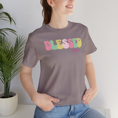 Blessed - Luke 14:14 Unisex Jersey Tee