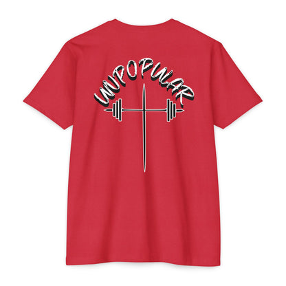 "UNPOPULAR" Unisex Fitness T-Shirt: Empower Your Workout, Gym Apparel, Casual Wear, Training Gear, Gift for Fitness Enthusiasts.