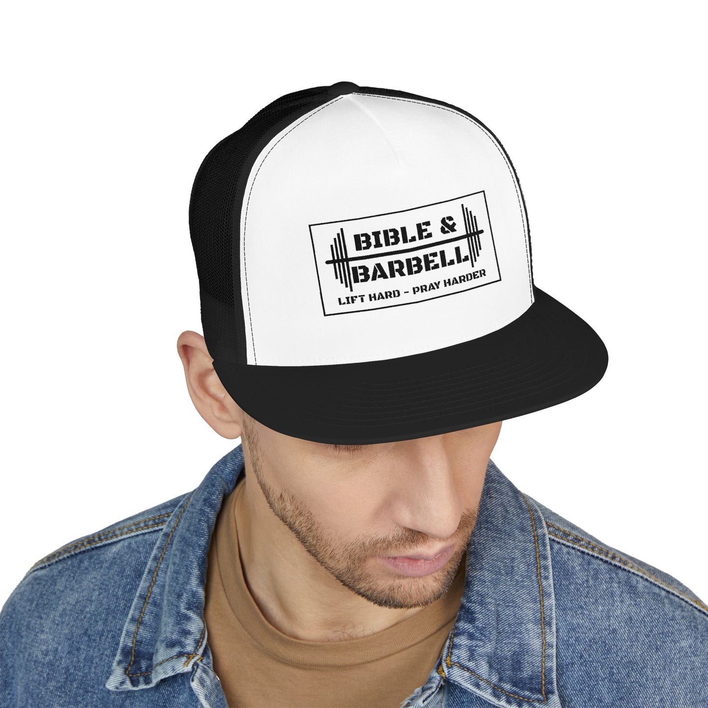 Bible & Barbell 5 Panel Trucker Cap