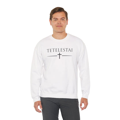 TETELESTAI - "It Is Finished" - Cross Crewneck Sweatshirt