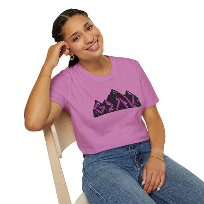 God Is Greater Mountain Vibes Unisex Softstyle T-Shirt