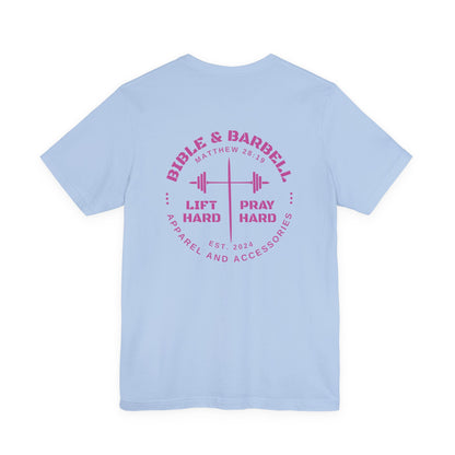 Women's Pink Circle Logo T-Shirt