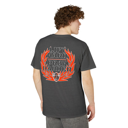 Lift Hard - Pray Harder T-Shirt — Fitness & Faith Motivational Tee