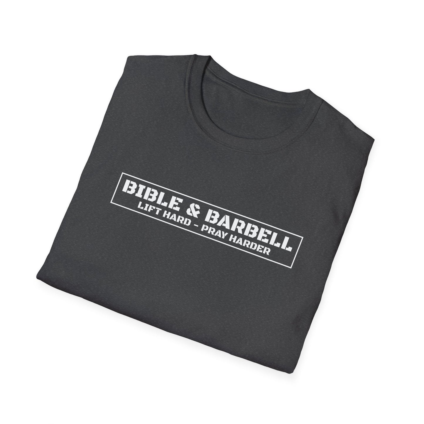 Bible & Barbell Logo Unisex Softstyle T-Shirt