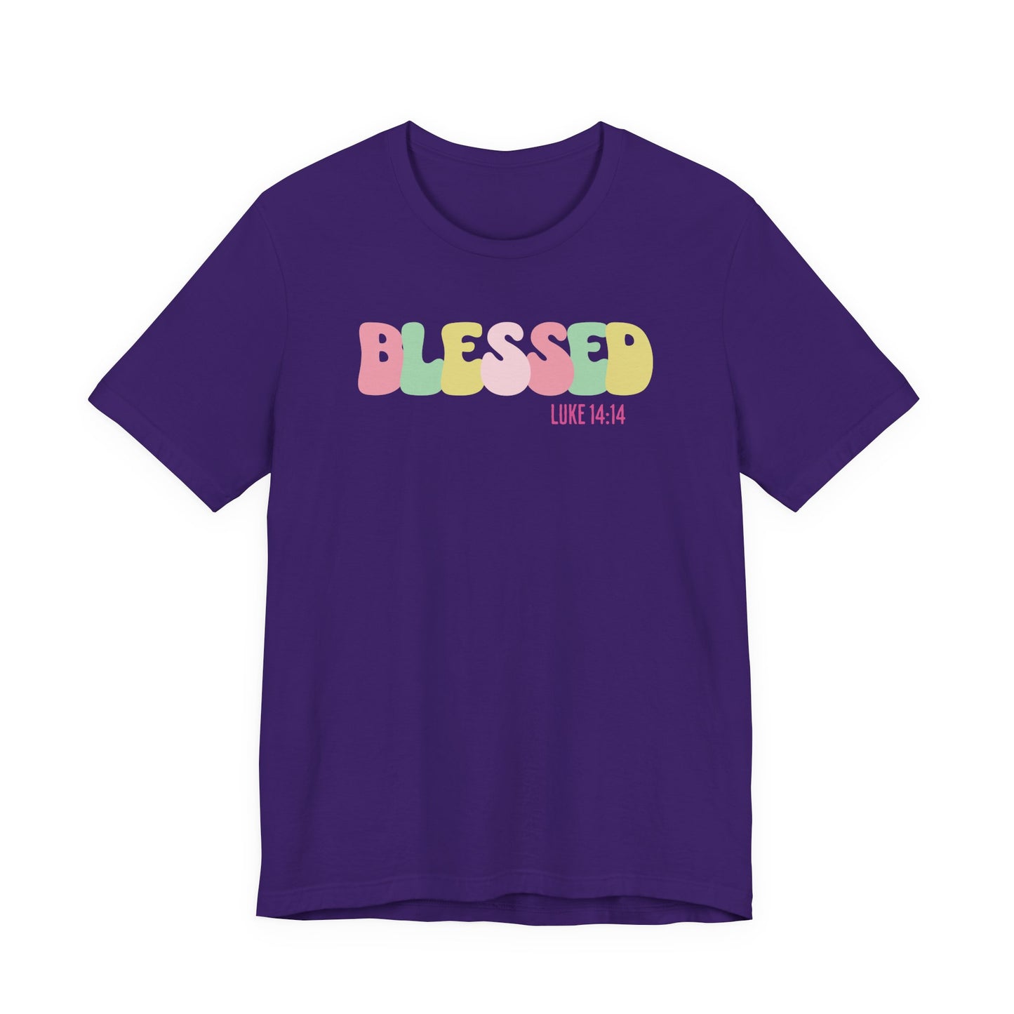 Blessed - Luke 14:14 Unisex Jersey Tee