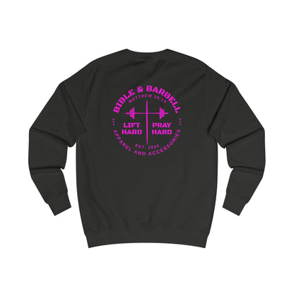 Bible & Barbell Crewneck Sweatshirt - Faith & Fitness Sweatshirt, Unisex Gym Apparel, Christian Workout Gear, Motivational Fitness Clothing, Spiritual