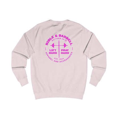 Bible & Barbell Crewneck Sweatshirt - Faith & Fitness Sweatshirt, Unisex Gym Apparel, Christian Workout Gear, Motivational Fitness Clothing, Spiritual