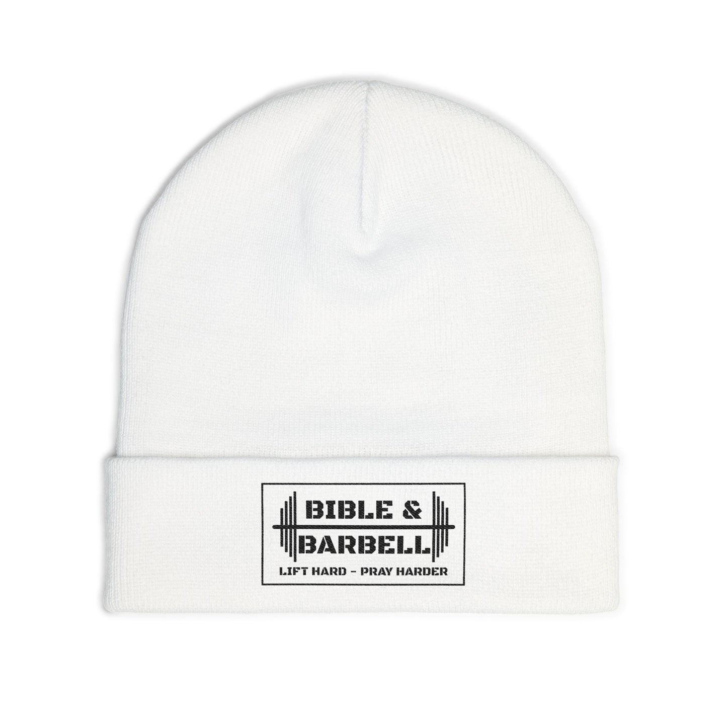 Bible & Barbell Knit Beanie