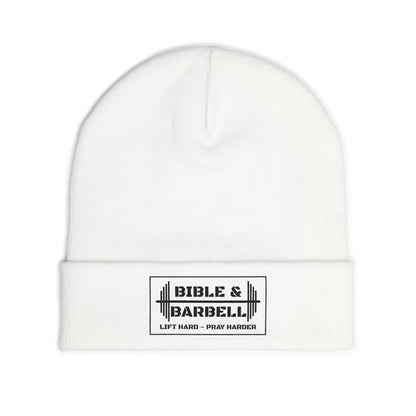 Bible & Barbell Knit Beanie