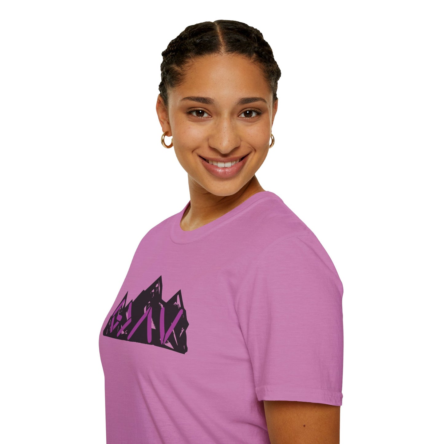 God Is Greater Mountain Vibes Unisex Softstyle T-Shirt