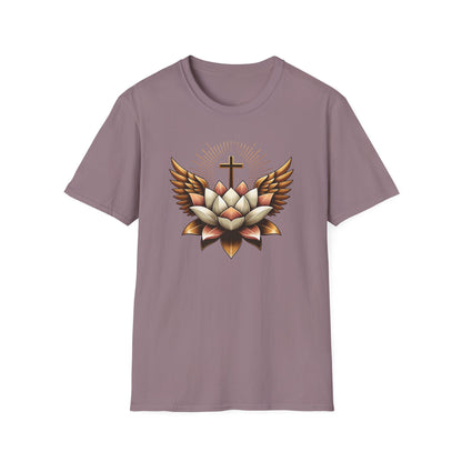 Faith-Inspired Lotus Design Women's T-Shirt
