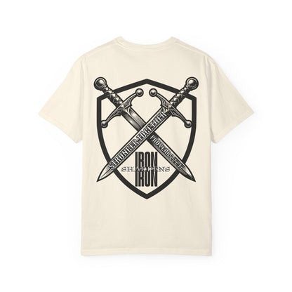 Iron Sharpens Iron Proverbs 27:17 T-Shirt
