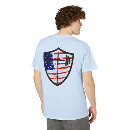 Bible & Barbell Patriotic Logo T-Shirt