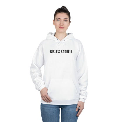 Lift Hard Pray Harder Hoodie — Bible & Barbell Faith Workout Pullover