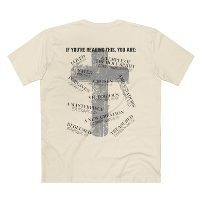 Affirmations Christian Cross Tee — Inspirational Scripture Design