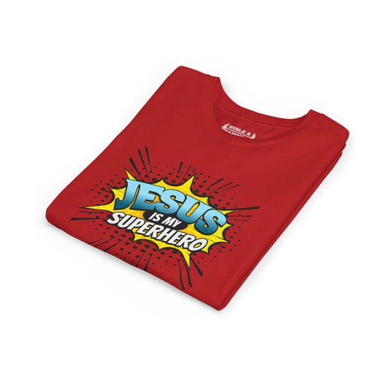 Jesus Is My Superhero Youth Tee