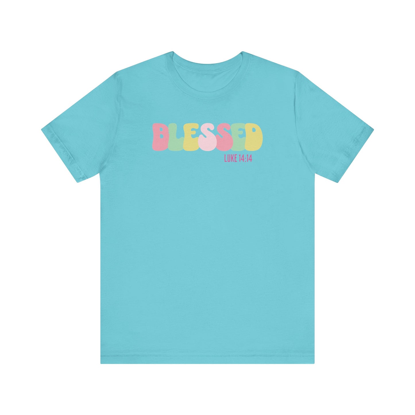 Blessed - Luke 14:14 Unisex Jersey Tee