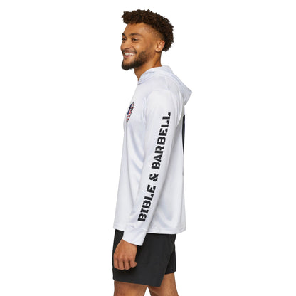 American Flag Shield Hoodie — Men’s Sports Warmup Pullover