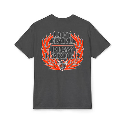 Lift Hard - Pray Harder T-Shirt — Fitness & Faith Motivational Tee