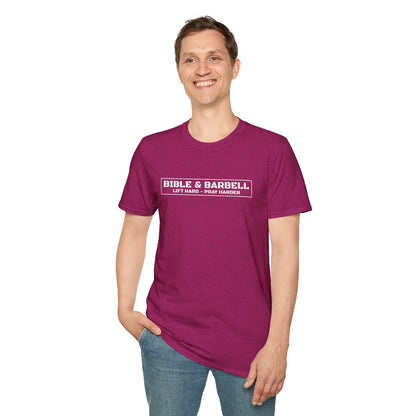 Bible & Barbell Logo Unisex Softstyle T-Shirt