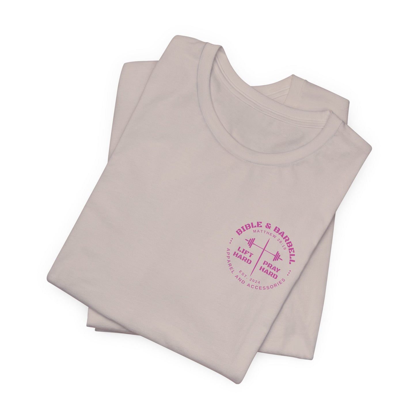Women's Pink Circle Logo T-Shirt