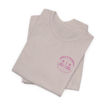 Women's Pink Circle Logo T-Shirt