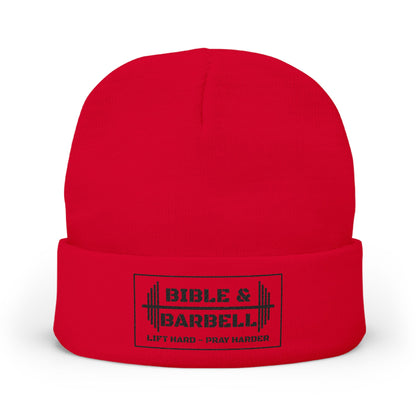 Bible & Barbell Knit Beanie