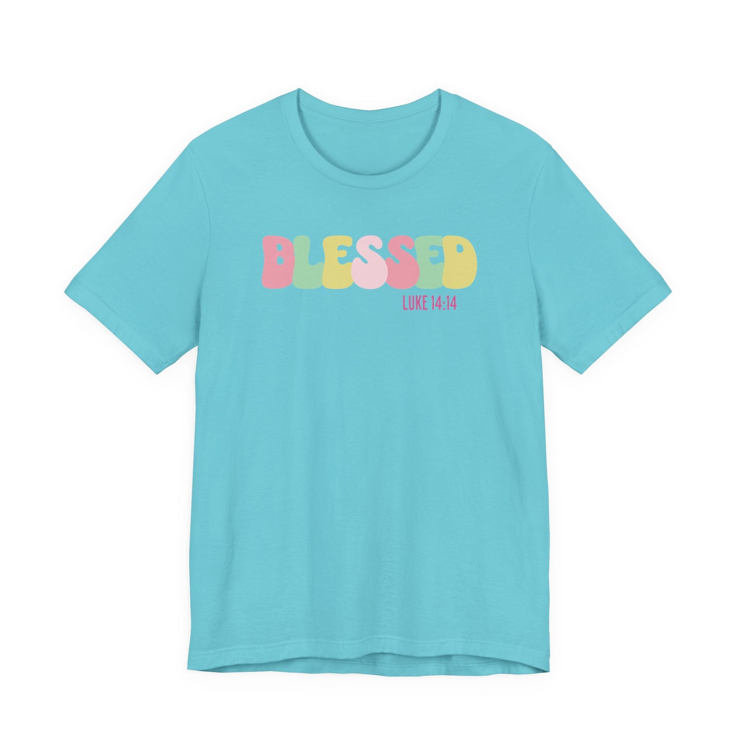 Blessed - Luke 14:14 Unisex Jersey Tee