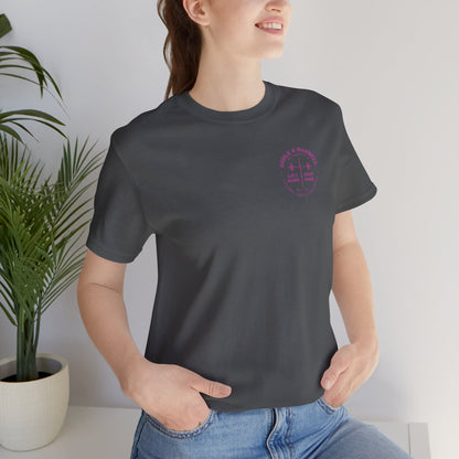 Women's Pink Circle Logo T-Shirt
