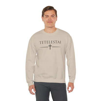 TETELESTAI - "It Is Finished" - Cross Crewneck Sweatshirt