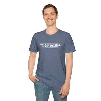 Bible & Barbell Logo Unisex Softstyle T-Shirt