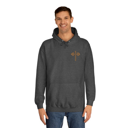 Strength In The Lord - Psalm 28:7 Unisex College Hoodie