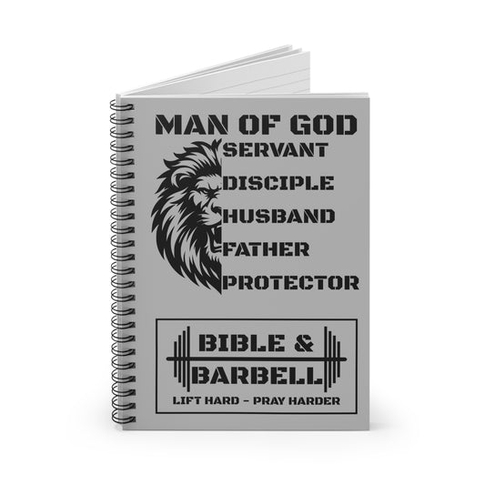 Man of God Spiral Notebook