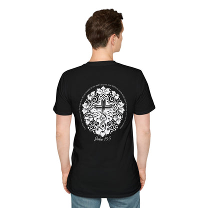 Bible & Barbell - John 15:5 T-Shirt