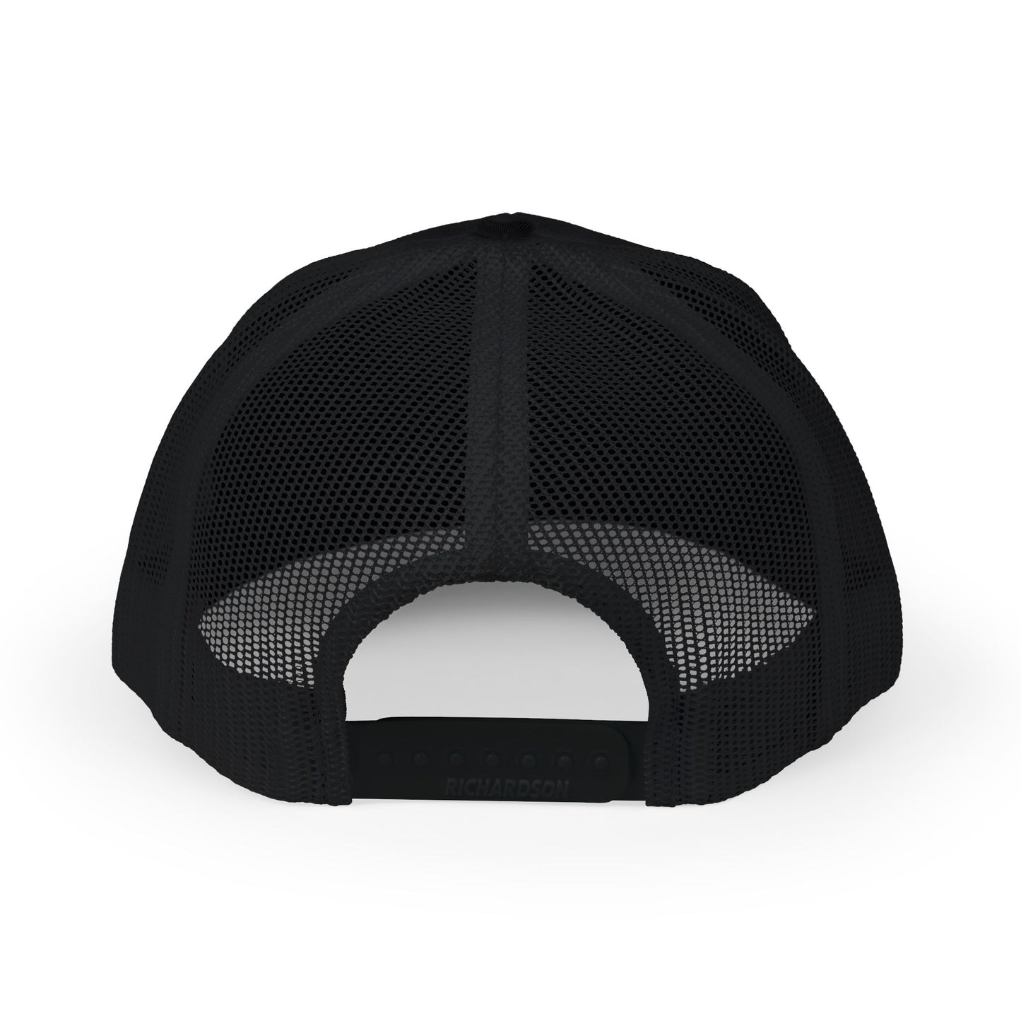 Bible & Barbell Shield & Cross Logo Trucker Cap — Christian Faith Snapback Hat