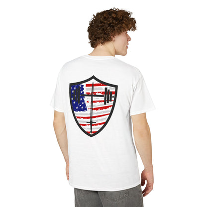 Bible & Barbell Patriotic Logo T-Shirt