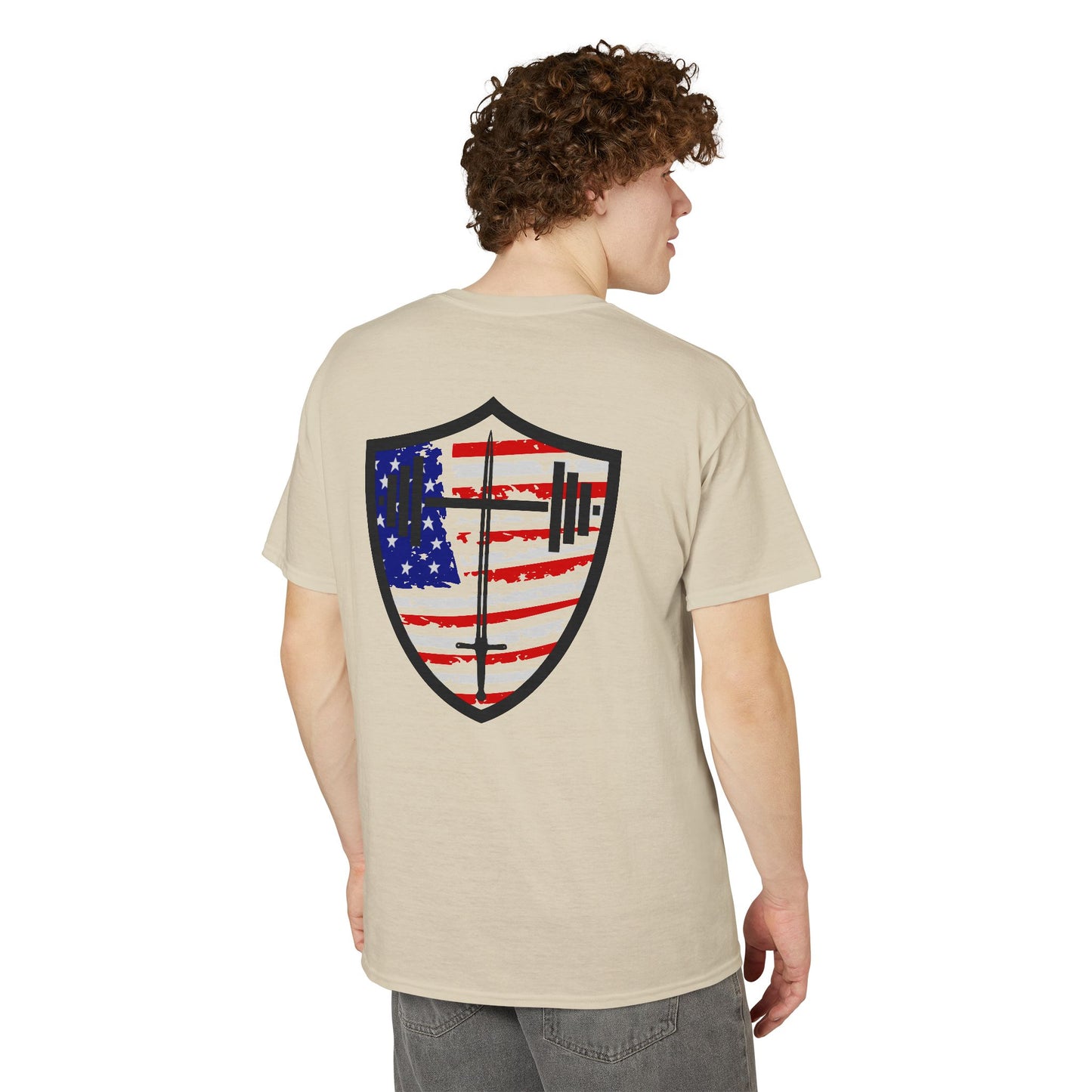 Bible & Barbell Patriotic Logo T-Shirt