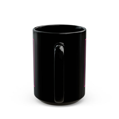 Bible & Barbell Black and Pink Mug