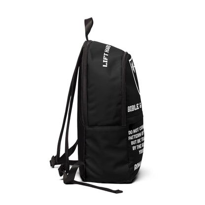 PERSONALIZED Bible & Barbell Backpack — Christian Fitness Gym Bag